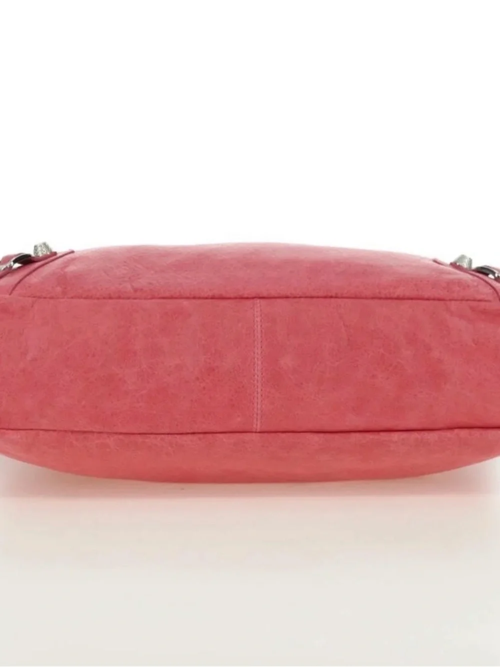 BALENCIAGA Giant Town Hand Bag Leather 2way Pink 240578 Auth am11459SAV